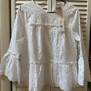 NWT vineyard vines women’s eyelet shirt